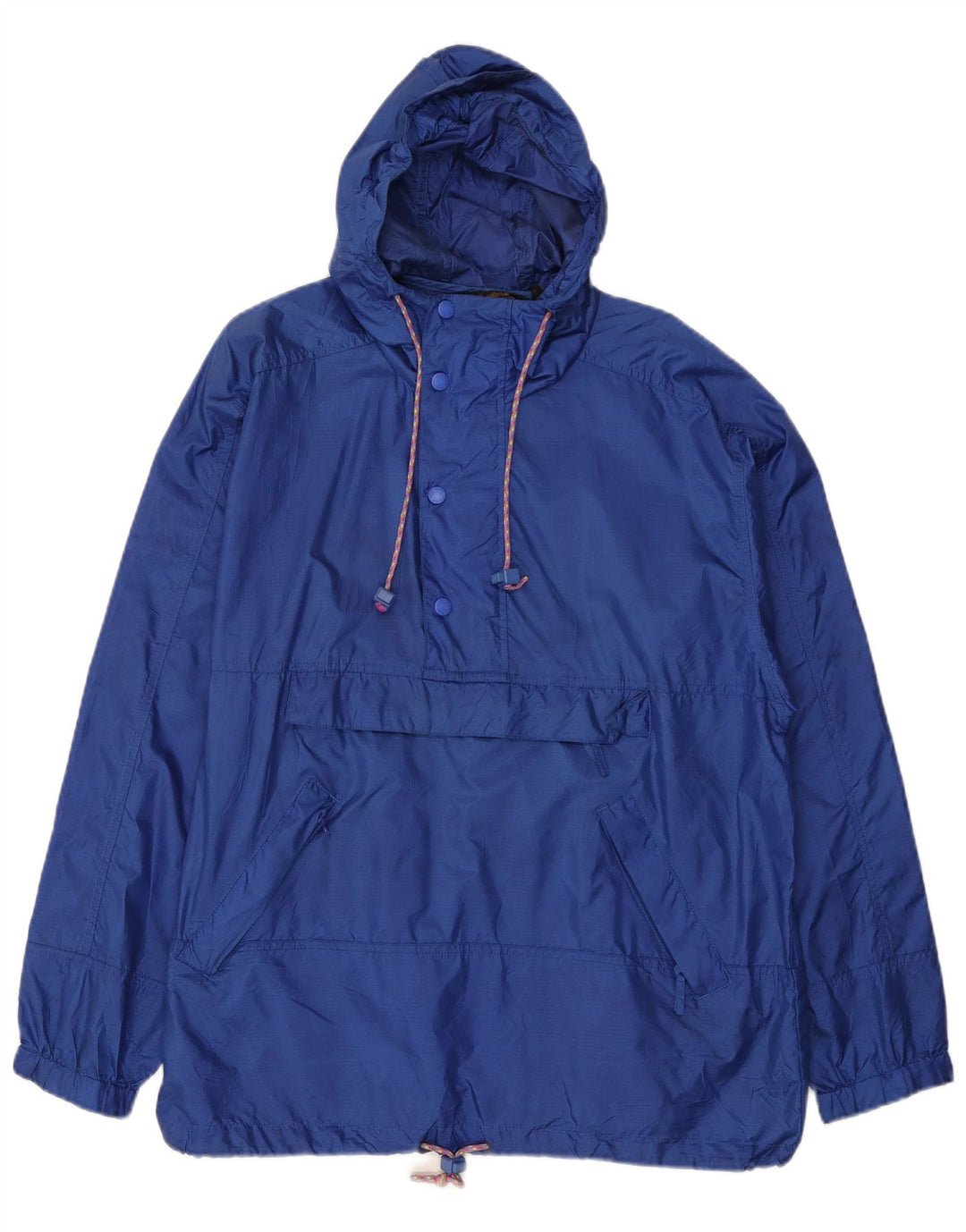 Мужская куртка-дождевик с капюшоном Eddie Bauer UK 38, средний синий нейлон