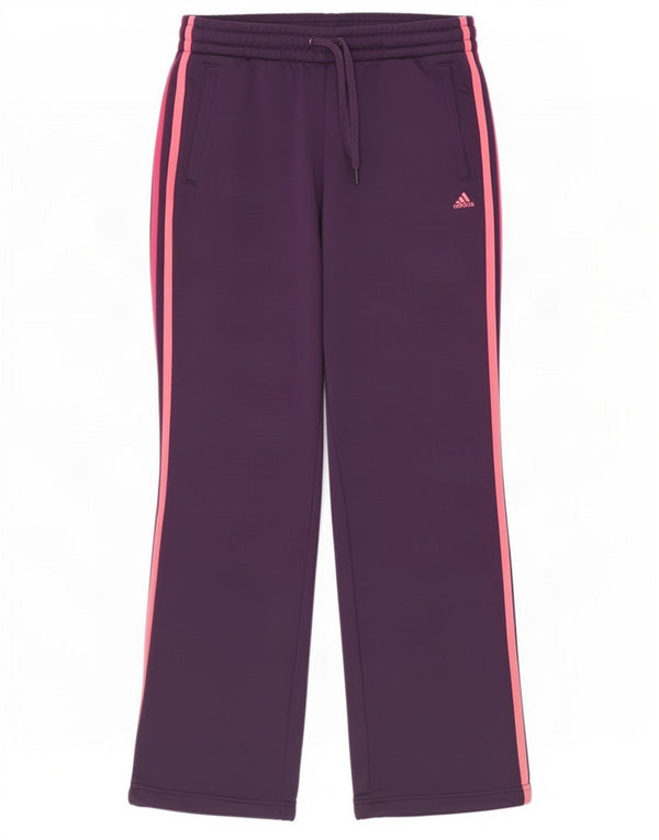 Женские спортивные брюки Adidas UK 8/10, маленький фиолетовый, полиэстер