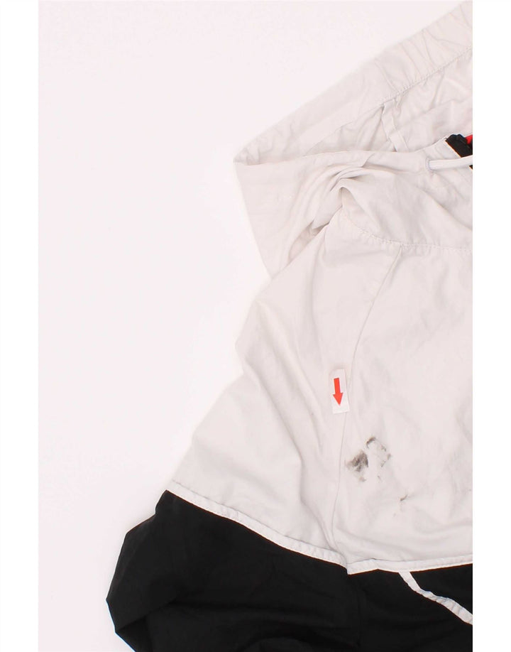 Мужской спортивный костюм Nike с капюшоном, верхняя куртка, средний белый полиэстер с цветными блоками