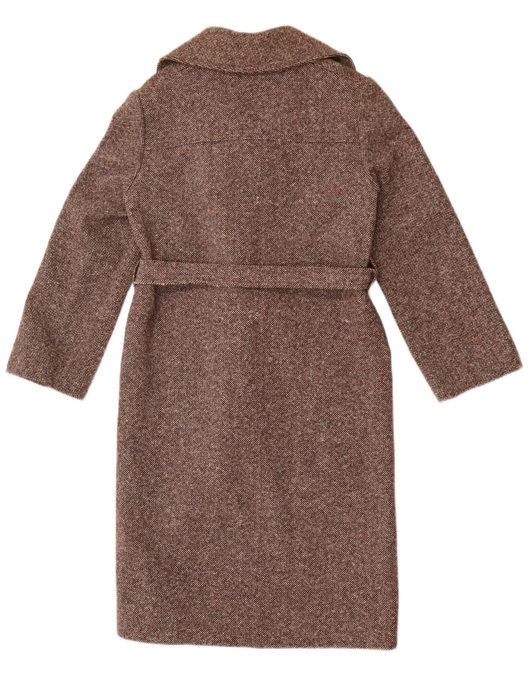 Винтажное женское пальто IT 42 Medium Brown в крапинку