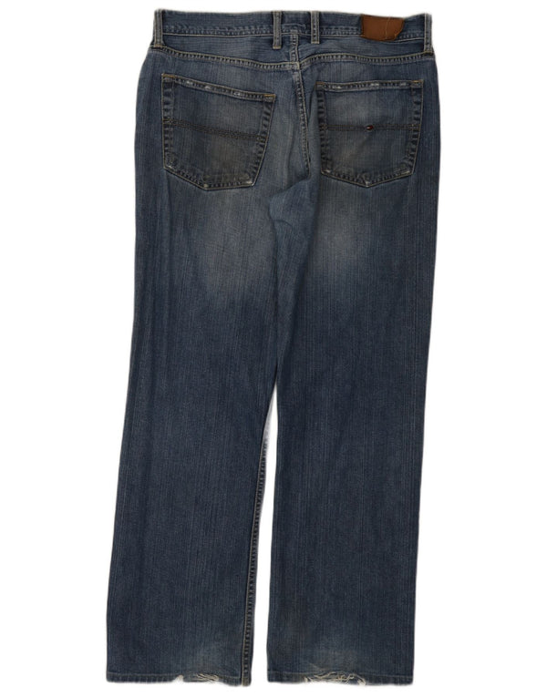 Мужские прямые джинсы Tommy Hilfiger W34 L32 синие, хлопок