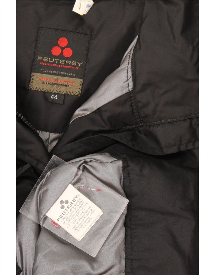 PEUTEREY Женская стеганая куртка IT 44 Medium Black Полиамид