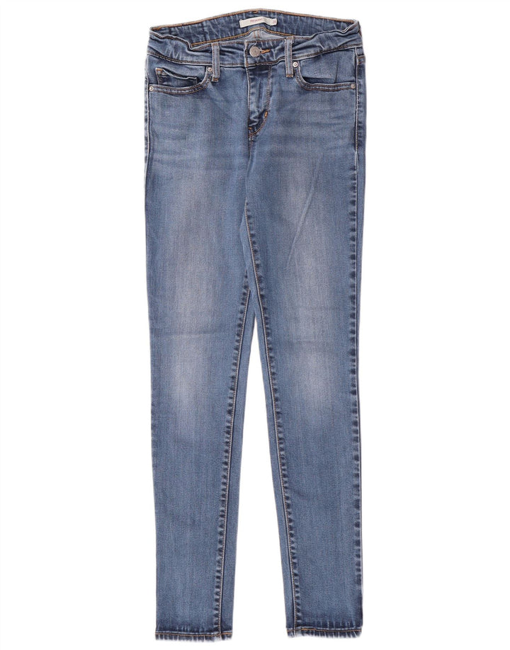 Женские джинсы скинни LEVI'S 711 W26 L30 синие, лиоцелл