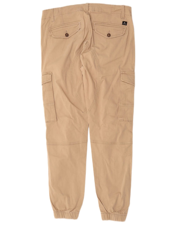Мужские брюки-карго Jack & Jones Paul Tapered Joggers W30 L26, бежевый хлопок