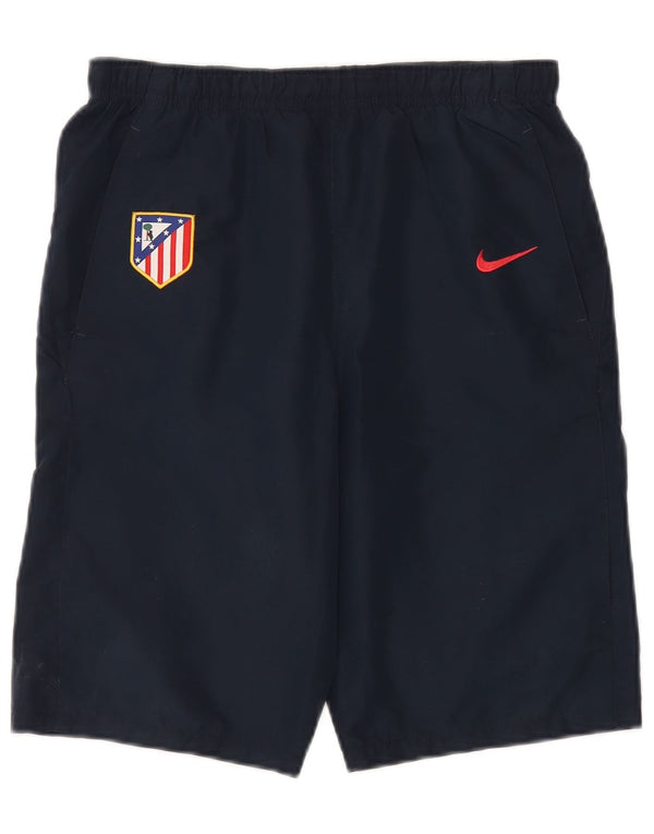 Спортивные шорты Nike Atletico Madrid для мальчиков 13–14 лет XL, темно-синий полиэстер