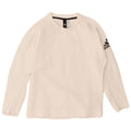 Женский свитер с рисунком Adidas UK 12/14, средний белый хлопок, толстовка