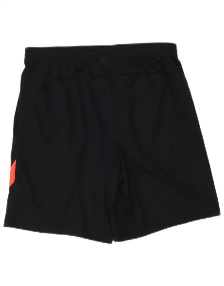 Мужские спортивные шорты Nike Dri Fit, маленькие черные полиэстер с цветными блоками