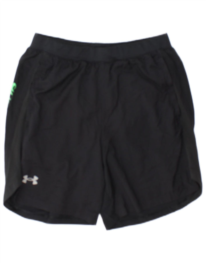 Мужские спортивные шорты с рисунком Under Armour, средние, темно-синие