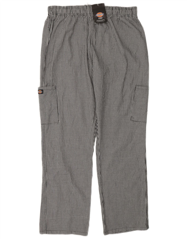 Мужские брюки-карго Dickies XL W38 L32, черные, полиэстер с узором «гусиные лапки»