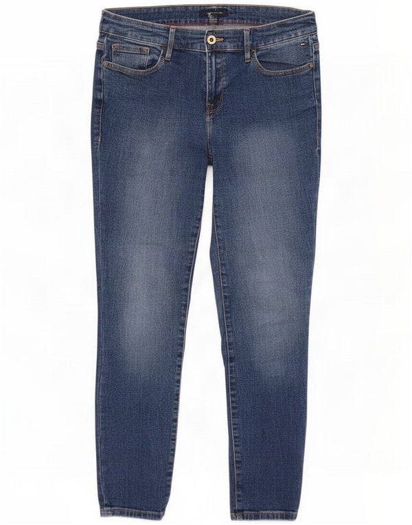 Tommy Hilfiger Женские узкие джинсы UK 4 XS W27 L28 Синий хлопок