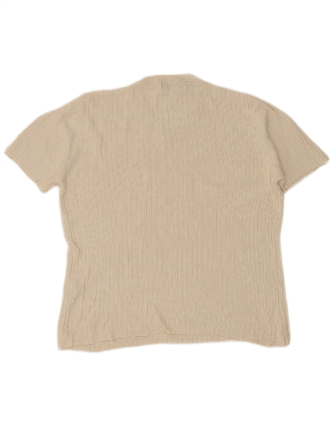Мужская футболка Zara, большой размер, бежевый хлопок