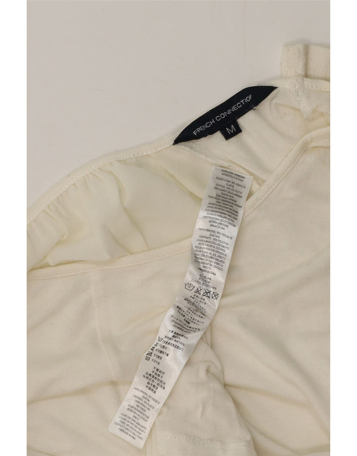 FRENCH CONNECTION Женская блузка оверсайз-топ UK 14 Medium Off White
