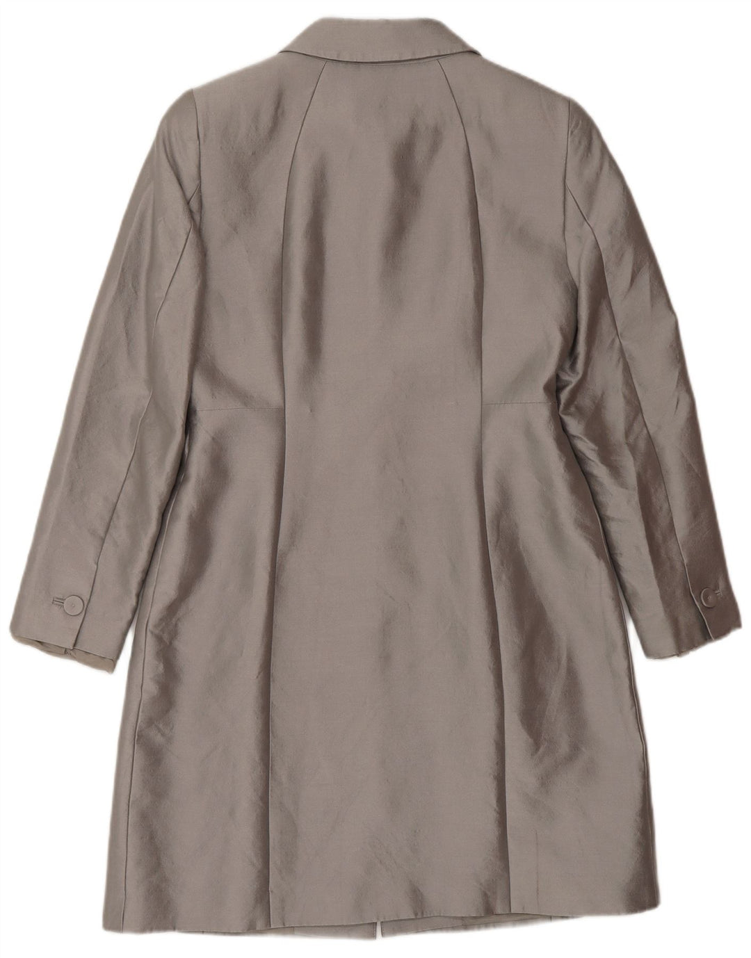 Женское пальто Hobbs UK 10, маленькое серое шерстяное