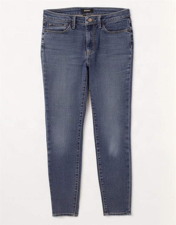 Женские джинсы скинни Dkny W29 L27, синие, хлопок