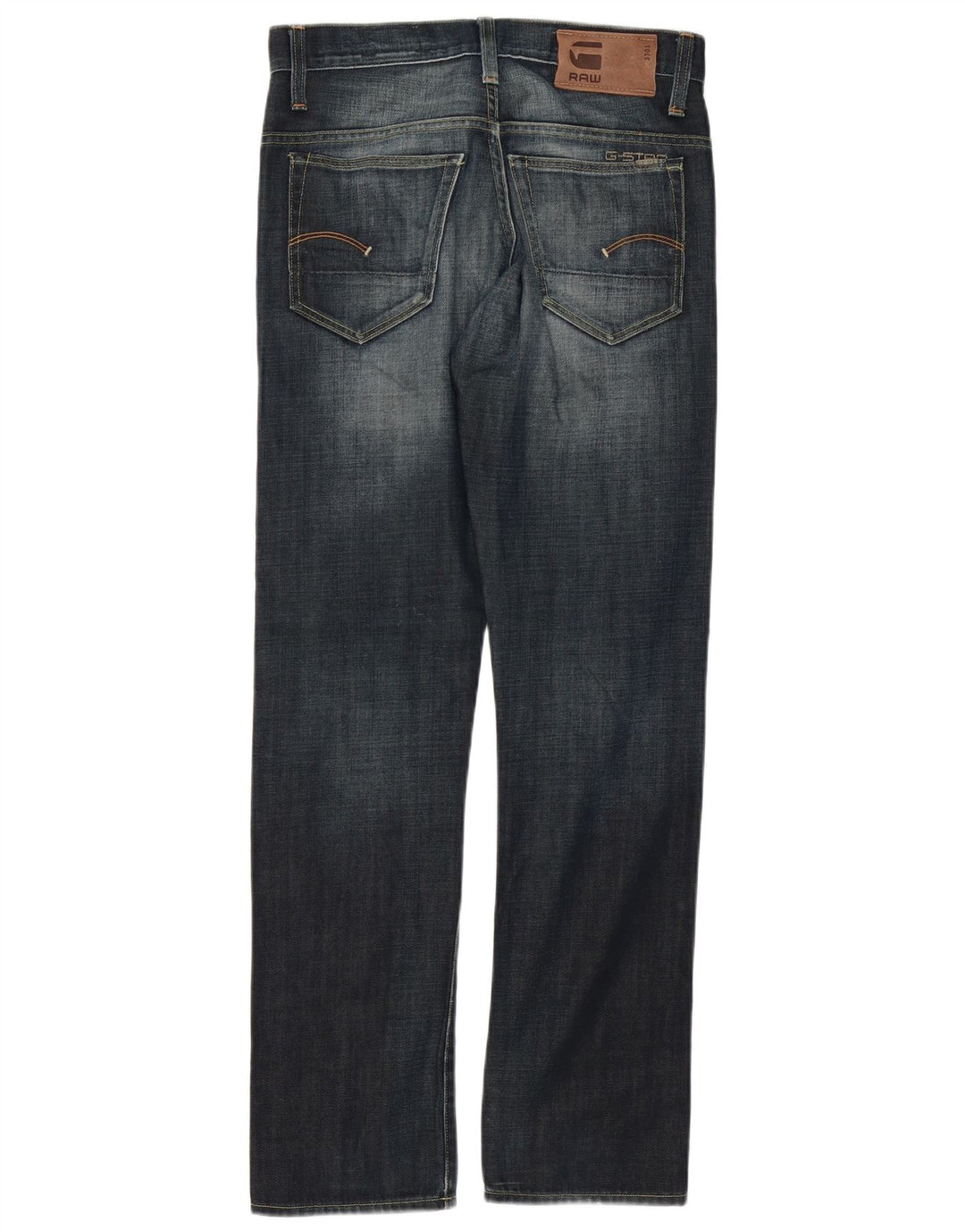 Мужские прямые джинсы G-Star W30 L32 темно-синие, хлопок