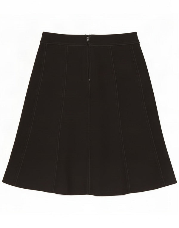 Luisa Spagnoli Womens Flared Skirt IT 44 Medium W30 Black Polyester