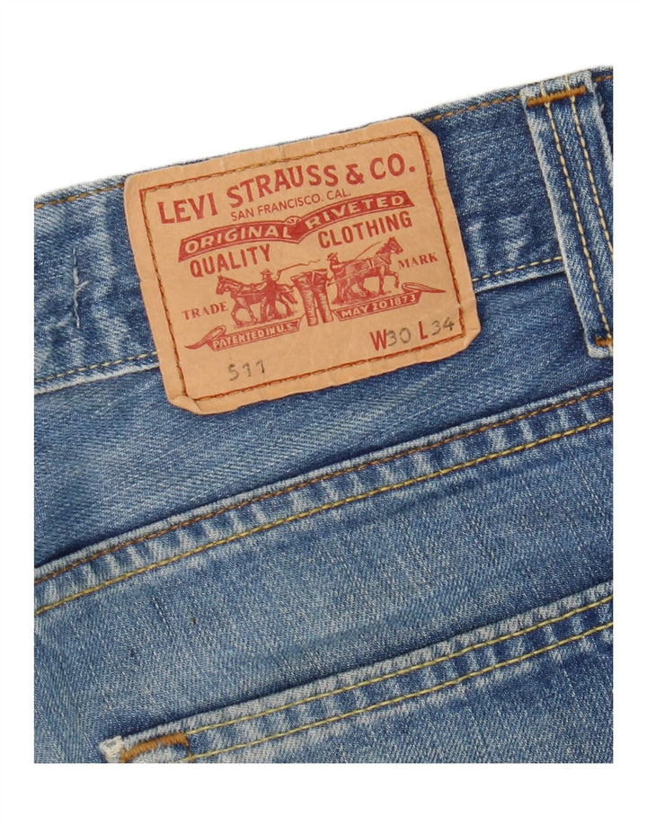 Женские джинсы Levi's Slim 511 W30 L28 синие