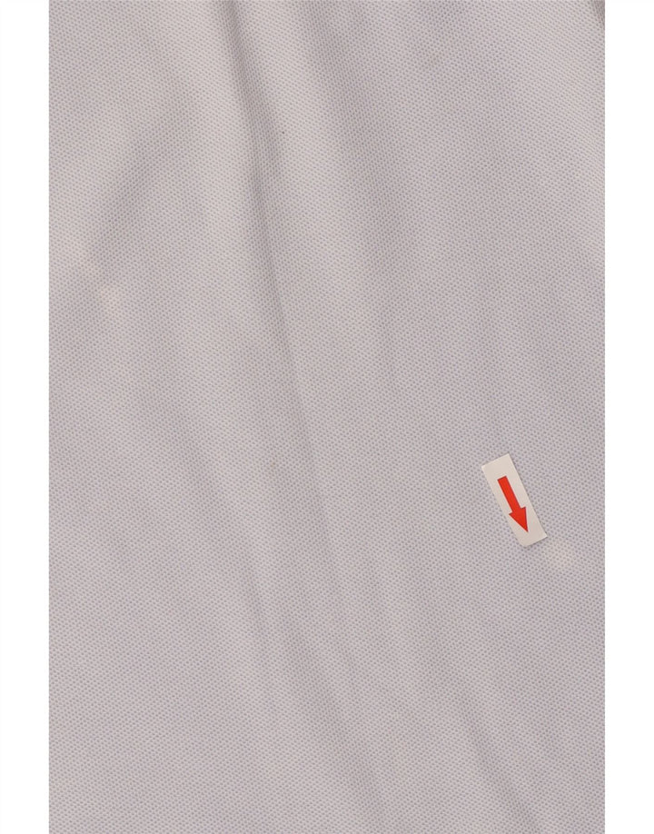 Мужская рубашка-поло Fila из хлопка среднего синего цвета