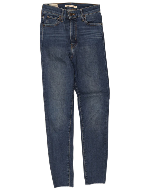 Женские джинсы суперскинни Levi's Mile High W26 L27, синий хлопок