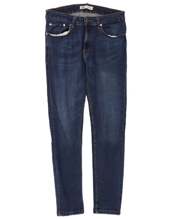 Мужские джинсы скинни Zara EU 42, большие W32 L31, синие