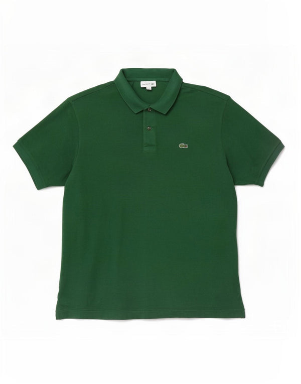 Мужская рубашка поло Lacoste Classic Fit, размер 8, 3XL, зеленый хлопок