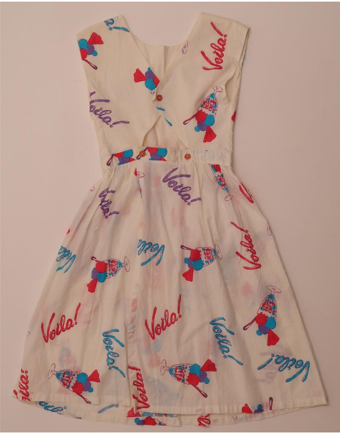 ВИНТАЖНОЕ женское платье А-силуэта без рукавов с абстрактным узором, Великобритания, 8, маленькое белое