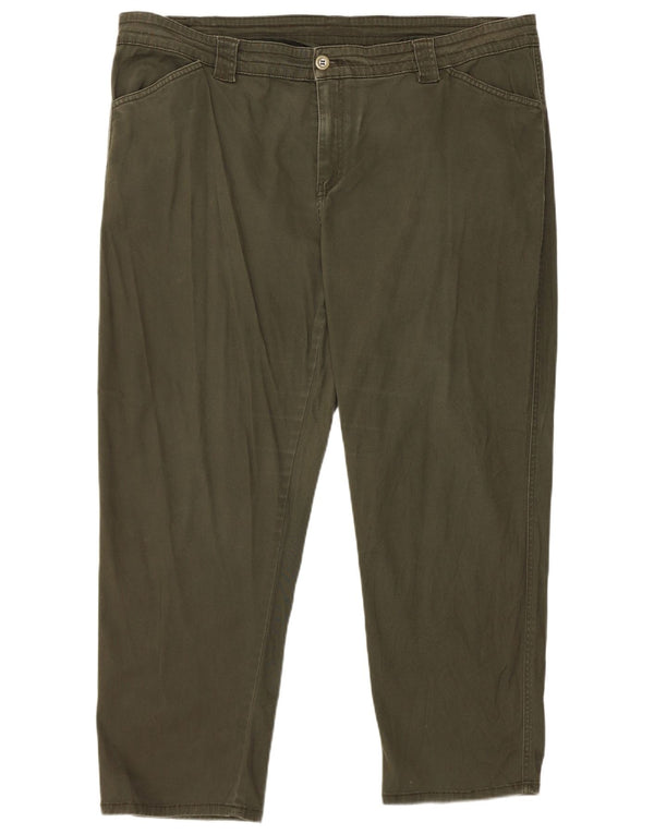 Женские повседневные брюки Marks & Spencer с автографом, Великобритания 20 2XL W42 L26, зеленые