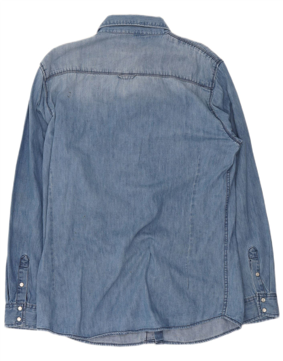 Мужская джинсовая рубашка Bench XL, синяя, хлопок