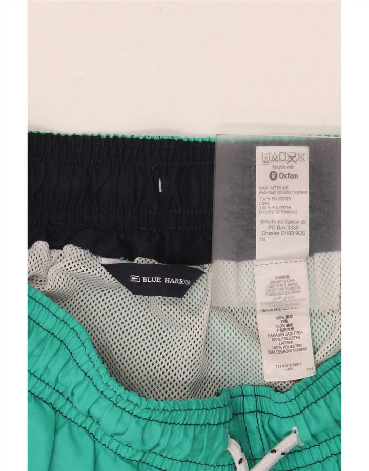 Мужские шорты для плавания Marks & Spencer Blue Harbour, средний зеленый полиэстер
