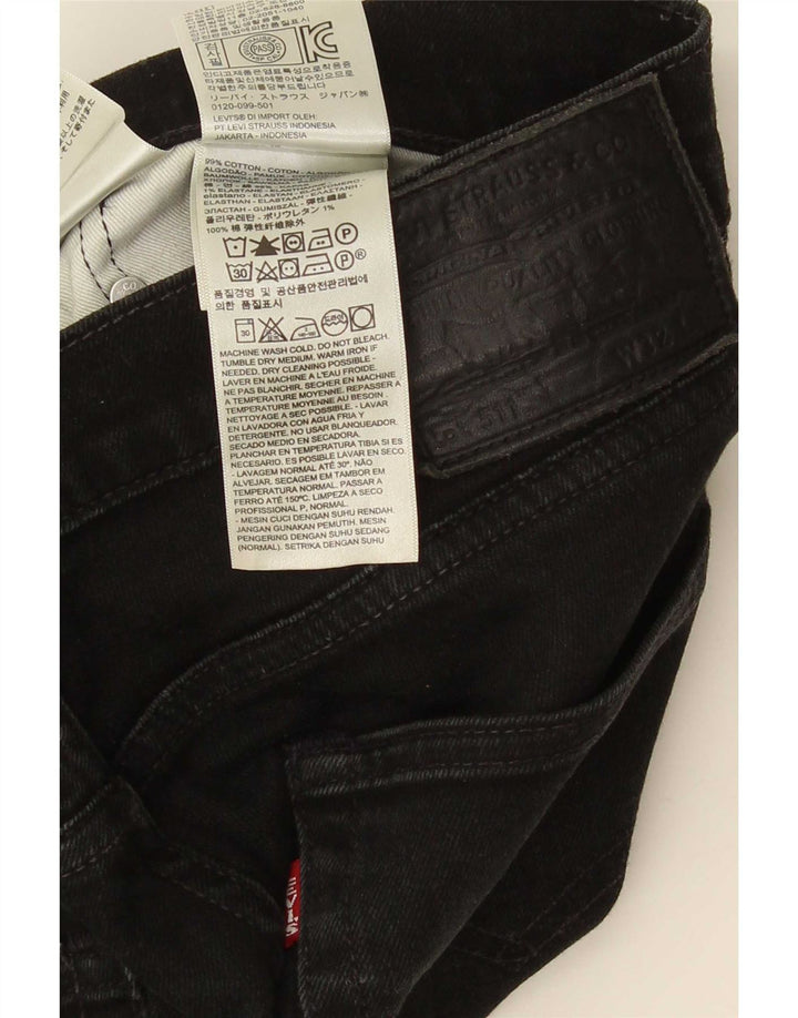 Мужские джинсы Levi's Slim 511 W32 L32, черный хлопок