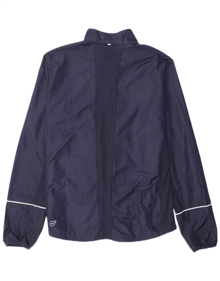 PUMA Mens Tracksuit Top Jacket Medium Navy Blue Polyester