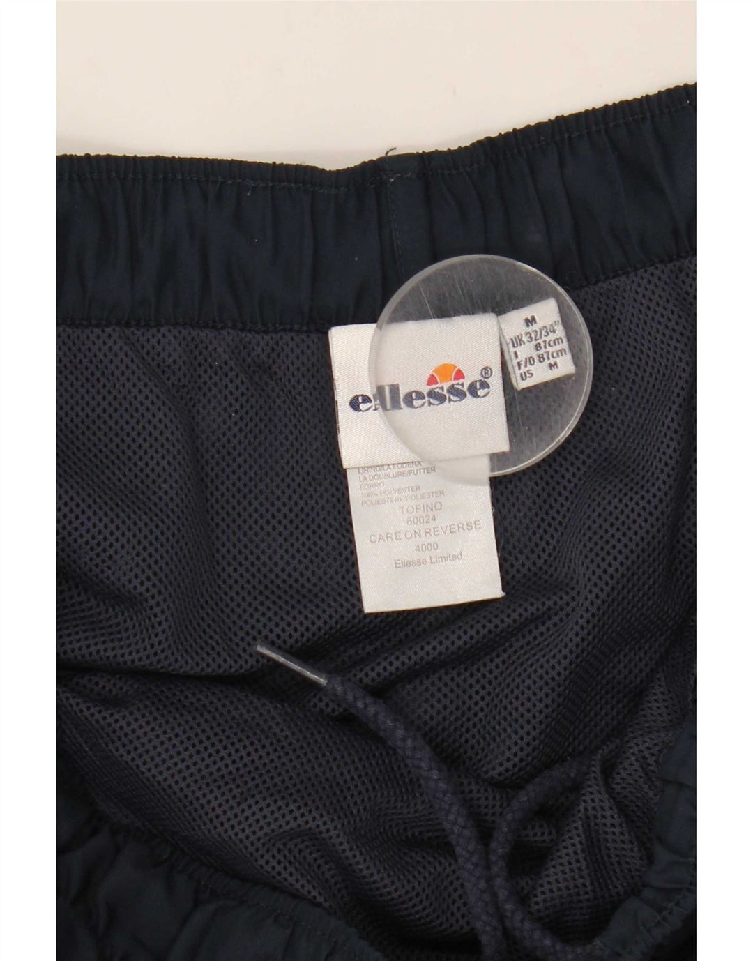 Мужские спортивные шорты Ellesse, средние темно-синие, полиэстер с цветными блоками