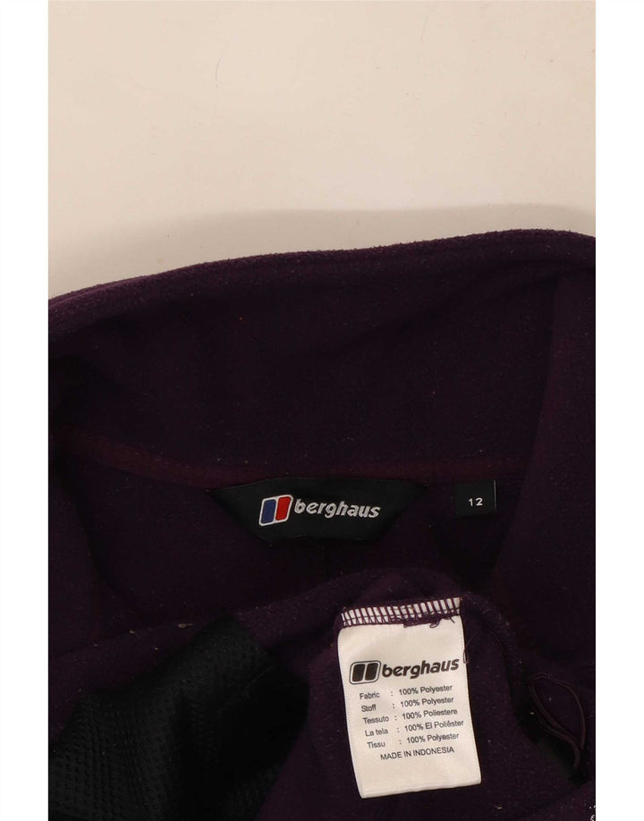 Женская флисовая куртка Berghaus UK 12, средний фиолетовый полиэстер
