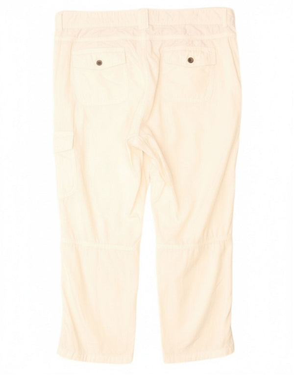 Женские прямые брюки карго Tommy Hilfiger США 16 2XL W38 L26 белые