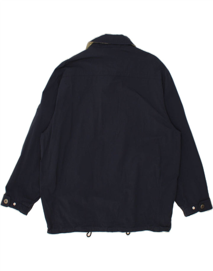 NAVIGARE Mens Bomber Jacket UK 42 XL Navy Blue Vintage Navigare and Second-Hand Navigare from Messina Hembry 