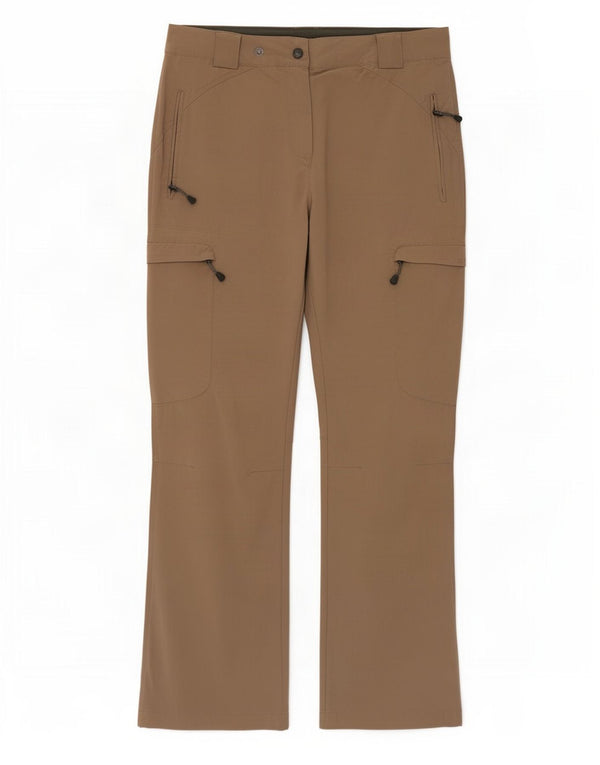 Женские брюки карго с высокой талией Rohan UK 12 Medium W32 L32 Коричневый полиамид