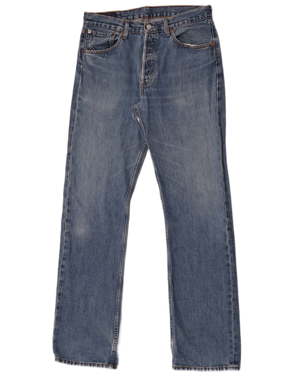 Мужские прямые джинсы Levi's 501 W32 L34 синие