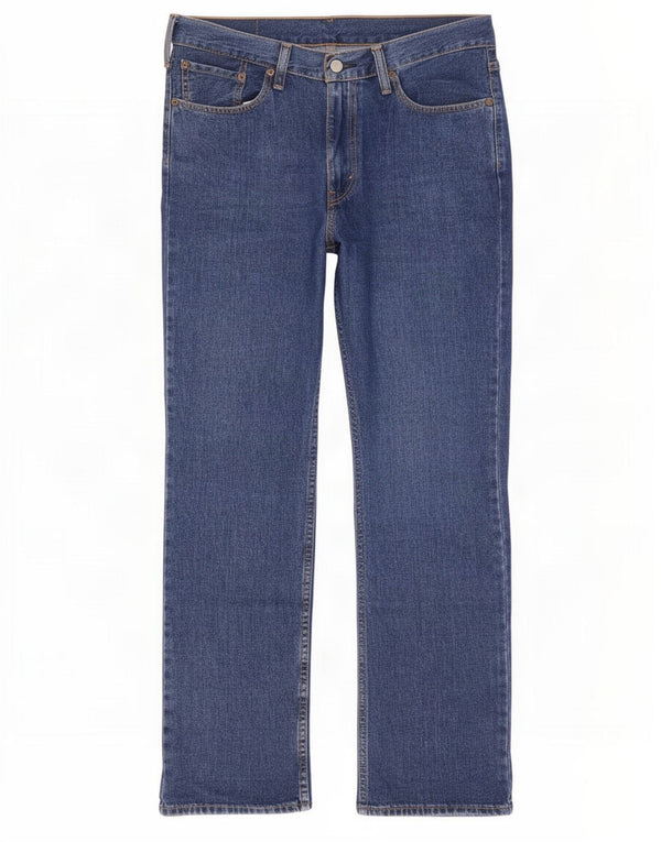Мужские прямые джинсы Levi's 514 W33 L32 синие, хлопок