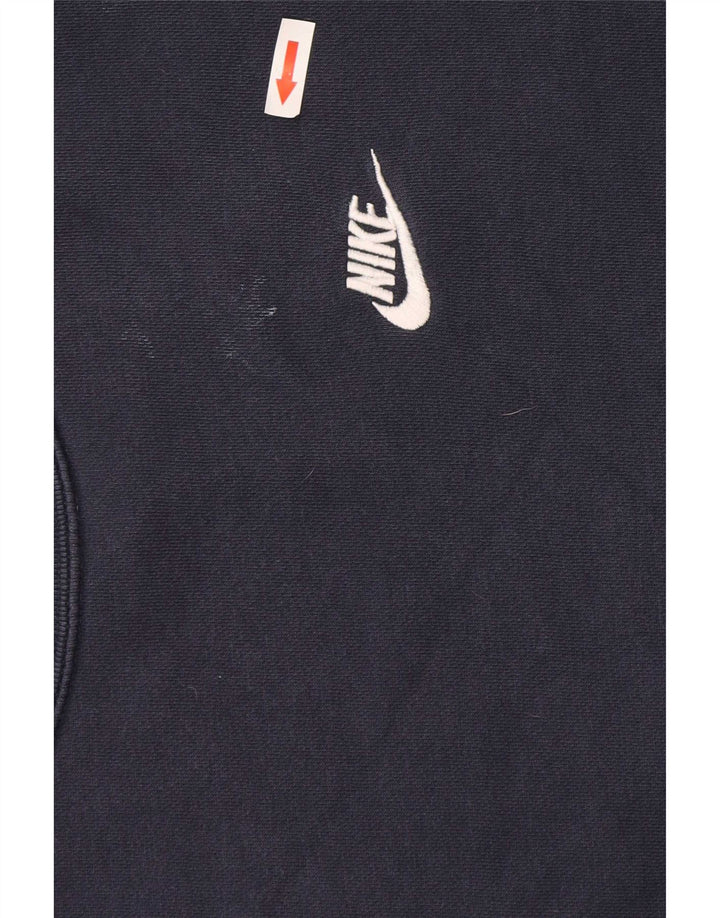 Мужской свитшот Nike, большой темно-синий хлопковый джемпер