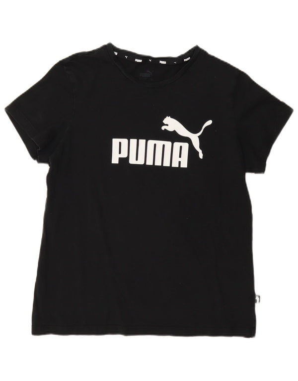 Женская футболка с рисунком Puma Top UK 14, средний черный