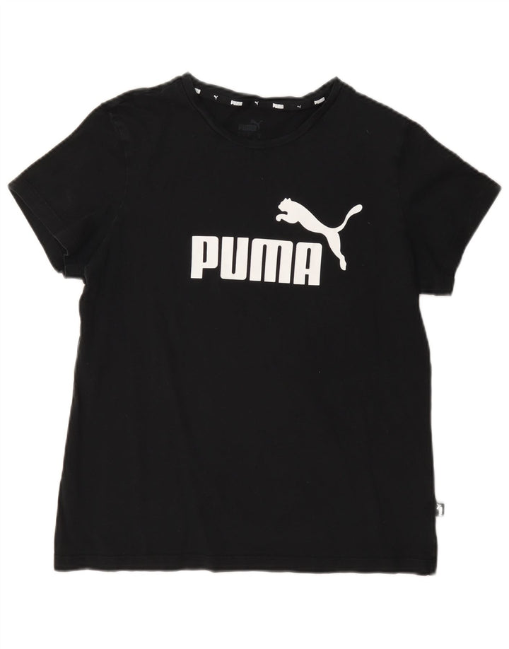 Женская футболка с рисунком Puma Top UK 14, средний черный