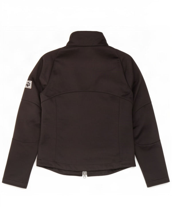 Женский спортивный костюм Jack Wolfskin, верхняя куртка UK 8 XS, черный полиэстер с цветочным принтом