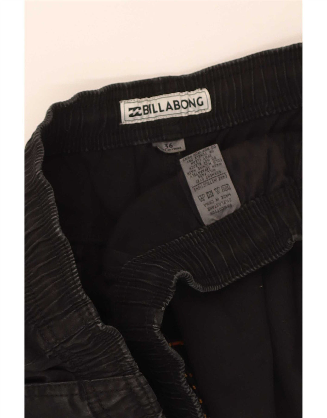 Мужские шорты чинос Billabong W36, большие черные, хлопковые