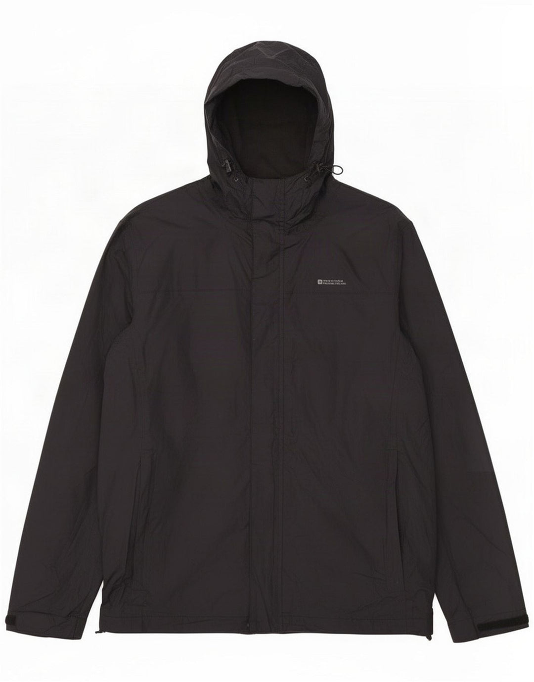 Mountain Warehouse Мужская водонепроницаемая куртка с капюшоном UK 38 Средний черный нейлон