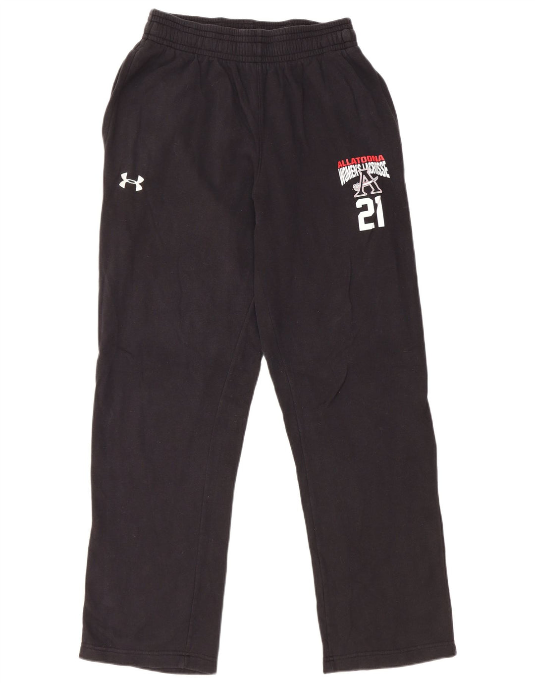 UNDER ARMOR Мужские спортивные брюки с графическим рисунком, средние черные хлопковые брюки