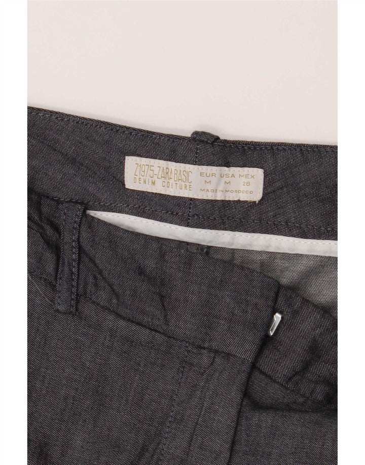 Женские шорты чинос Zara Medium W28 Серые хлопковые