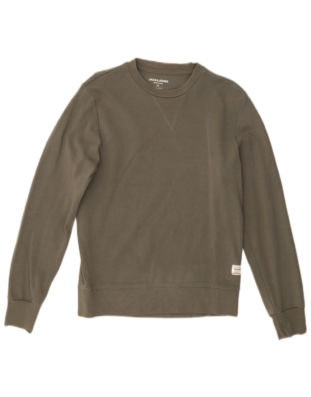 Мужской свитшот Jack & Jones из хлопка цвета хаки XS