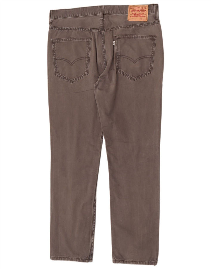 Мужские прямые джинсы Levi's 751 W36 L32 серые, хлопок