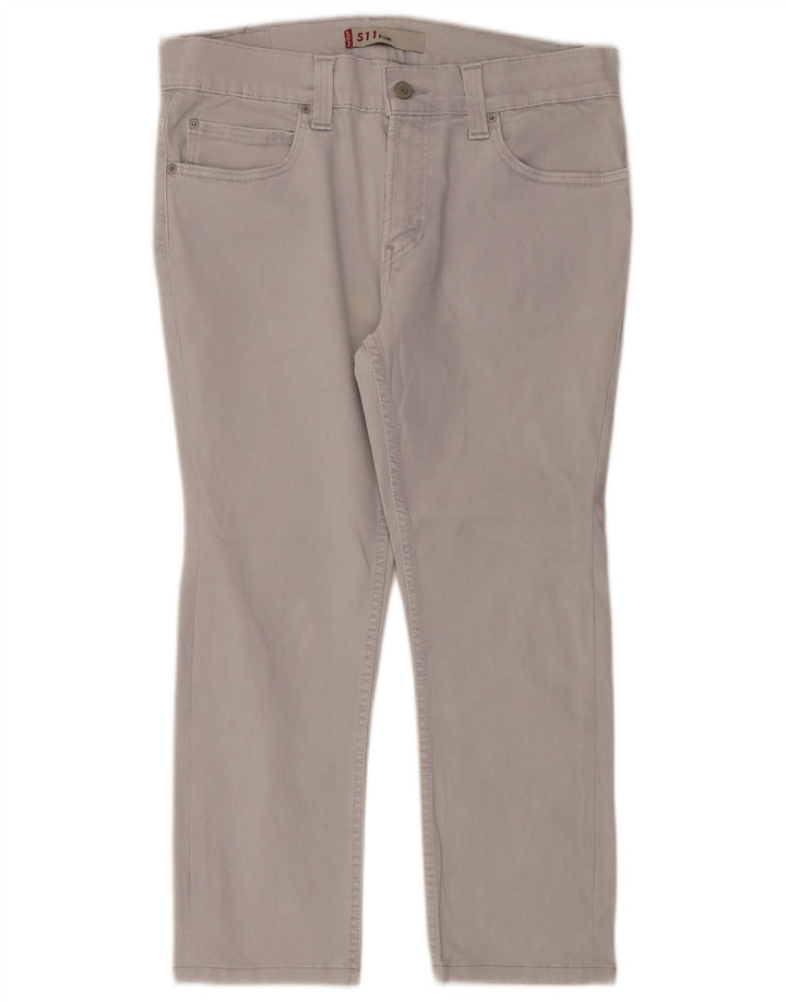 Мужские джинсы Levi's 511 Slim W36 L24 Серые