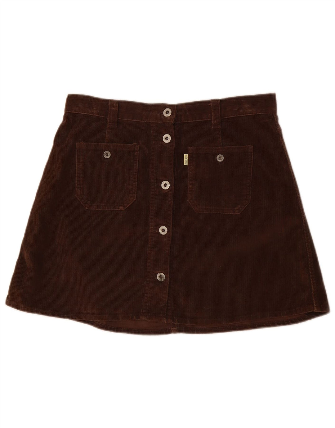 Женская мини-вельветовая юбка REPLAY, большая W32, коричневый хлопок